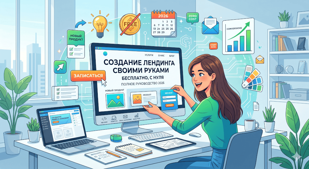 Создание лендинга самостоятельно